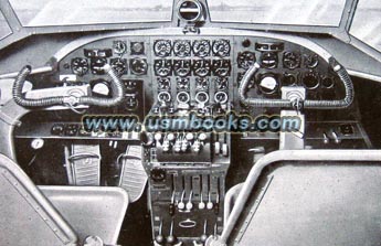 Nazi Fw airplane cockpit