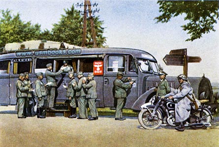 Wehrmacht Feldpost delivery