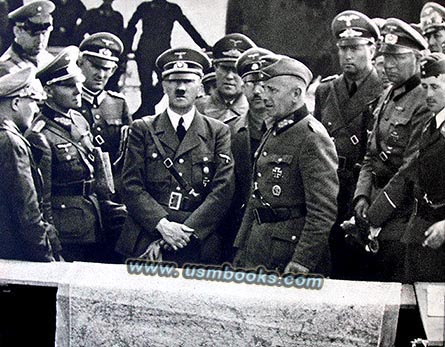 Hitler, Himmler, Erwin Rommel, Wehrmacht officers