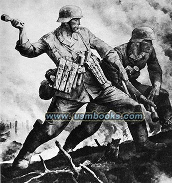 Wehrmacht soldier painting R. Lipus