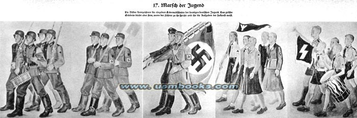 Nazi paramilitary illustrations