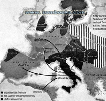 Nazi map of Europe
