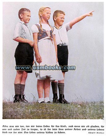 Aryan German boys and girls, the future of Nazi Germany