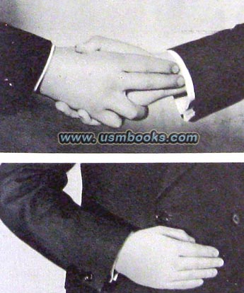 Secret mason handshake