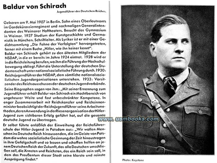 Hitler Youth leader Baldur von Schirach