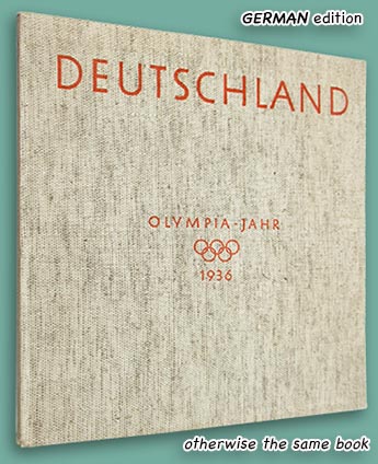 DEUTSCHLAND OLYMPIA-JAHR 1936, Volk und Reich Verlag Berlin