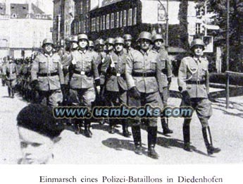 Nazi police enters Diedenhofen