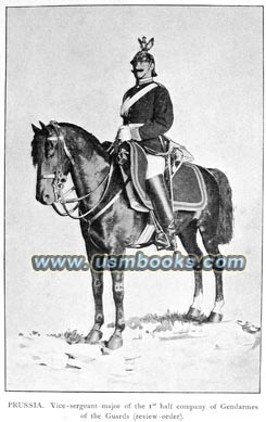 Prussian gendarme guard uniform