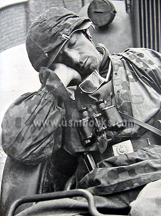 Waffen-SS man sleeping