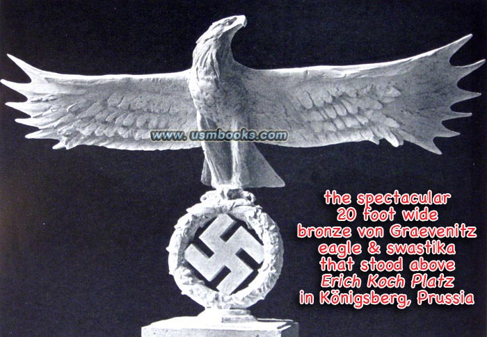 Nazi eagle and swastika