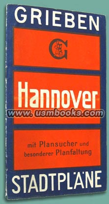 Nazi era map of Hannover