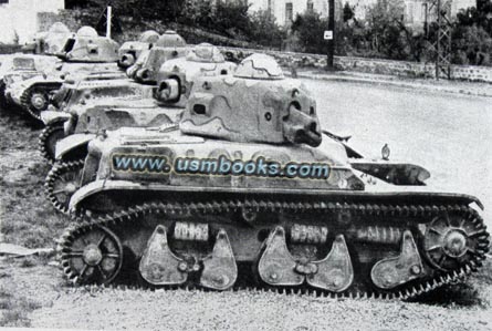 Captured French tanks 1940