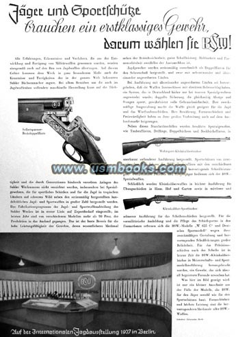 RSW Nazi weapon ad