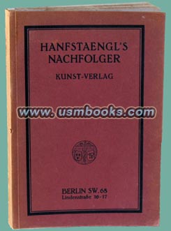Hanfstaengls Nachfolger Kunstverlag Verlags-Katalog 1920