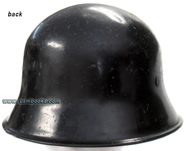 German WWII Fire Police Helmet