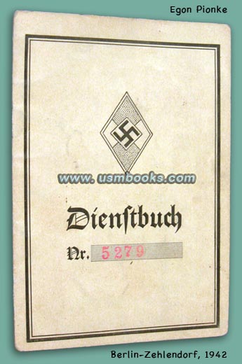 Hitlerjugend Dienstbuch