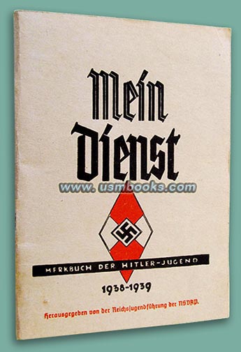Mein Dienst Merkbuch der Hitler-Jugend 1938-1939