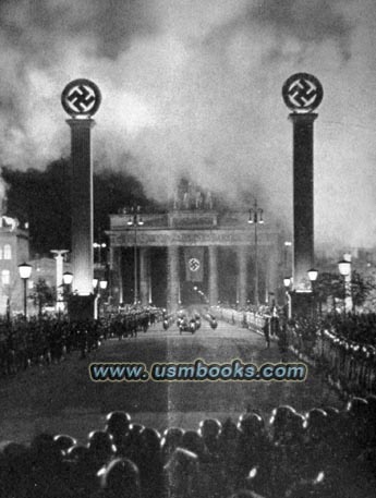 Brandenburger Tor in Berlin in Festschmuck