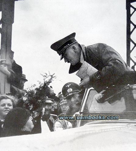 Adolf Hitler returns to Braunau am Inn, March 1938