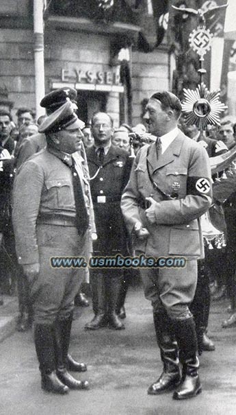 Dr. Robert Ley and Adolf Hitler