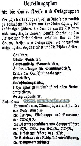 Der Hoheitstrger (The Standard Bearers) NAZI POLITICAL LEADER MAGAZINES