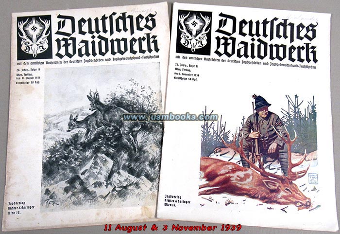 Deutsches Waidwerk, Nazi hunting magazines