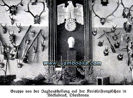 Nazi bust Hitler, hunting exhibition Vocklabruck Oberdonau
