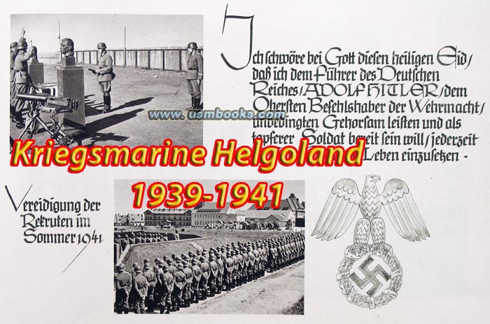 Holy Oath to Hitler above a Nazi eagle and swastika