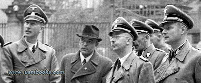 Heydrich with Reichsfhrer-SS Heinrich Himmler in Prag