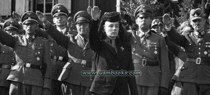 Lina Heydrich, Hitler salute