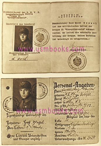 Horst Wessel Ausweis