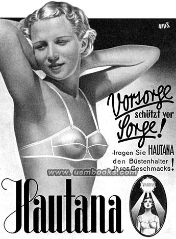 Nazi bra advertising Hautana