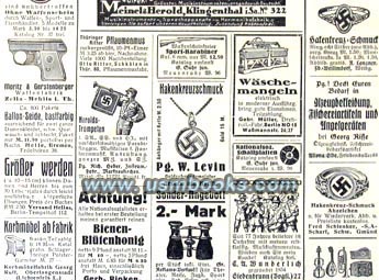 Swastika Jewelry advertising