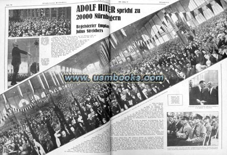 Hitler speech in Nuremberg