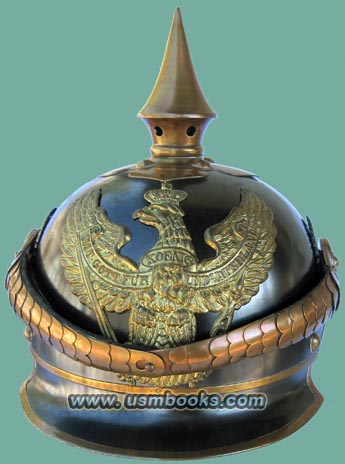 brass eagle helmet plate