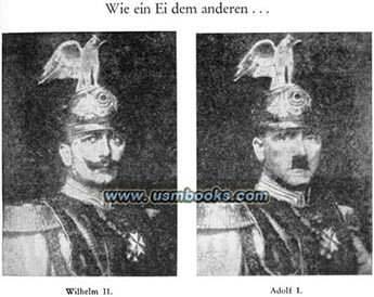 Hitler with Stahlhelm, Wilhelm II