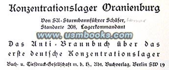 LAGERKOMMANDANT SA-Sturmbannfuehrer Werner Schaefer