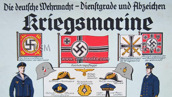 Kriegsmarine Dienstgrade und Abzeichen