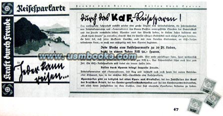 KdF stamps advertising