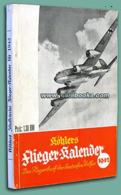 Köhlers Flieger-Kalender 1942
         Das Fliegerbuch des deutschen Volkes