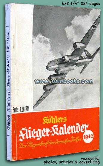 Köhlers Flieger-Kalender 1942  Das Fliegerbuch des deutschen Volkes