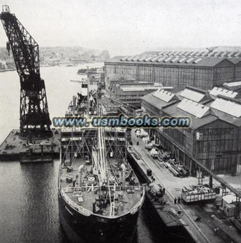 Krupp Germaniawerft (Germania Wharf) shipyards at Kiel-Gaarden