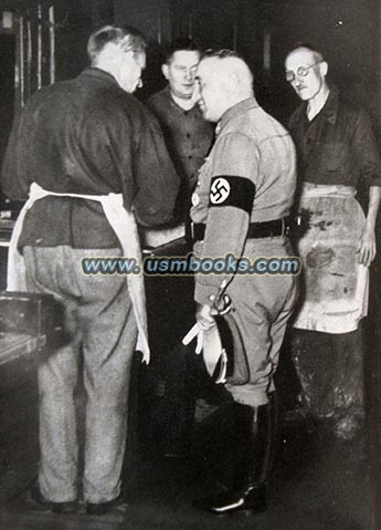Dr. Ley with Nazi swastika armband