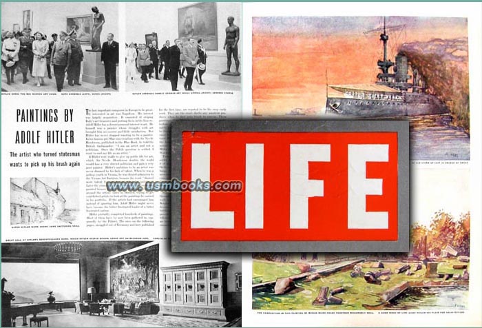 Life Magazine 30 October 1939, Adolf Hitler paintingS, HOUSE OF GERMAN ART