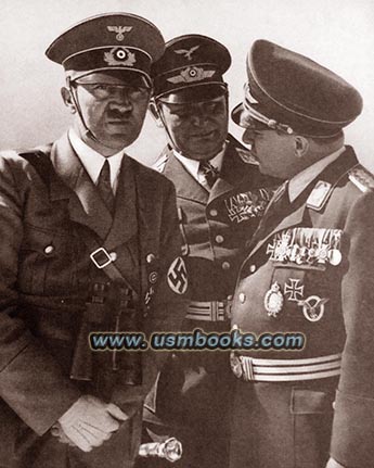 Adolf Hitler, Generalleutnant Ernst Udet, Nazi Aviation Minister Hermann Goering