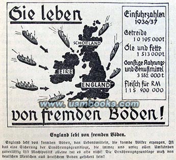 1939 Import statistics Britain - Germany