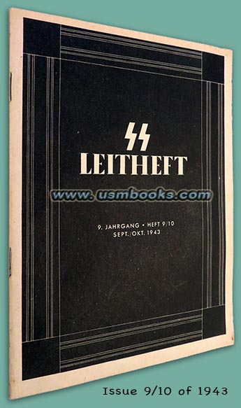SS Leitheft 09. Jahrgang Heft 9 / 10 1943