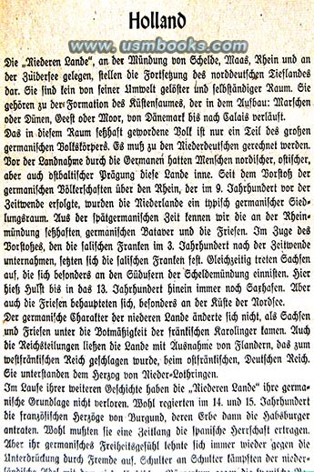 1940 Informationsschrift Holland
