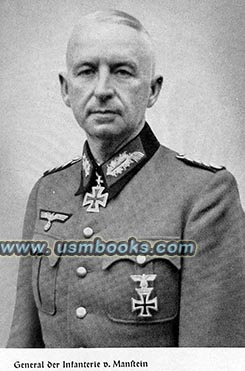 General der Infanterie Erich von Manstein