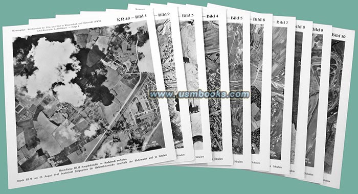 1942 RLM Luftbilder or Nazi Air Ministry aerial photos